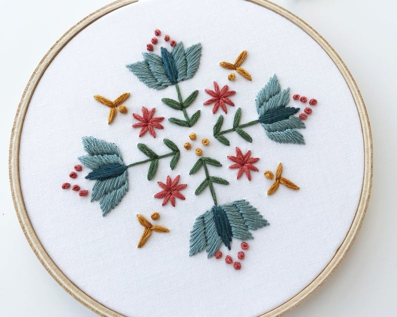 Mandala Embroidery Kit for Beginners