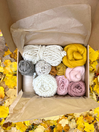 Pink and Yellow Fiber Bundle